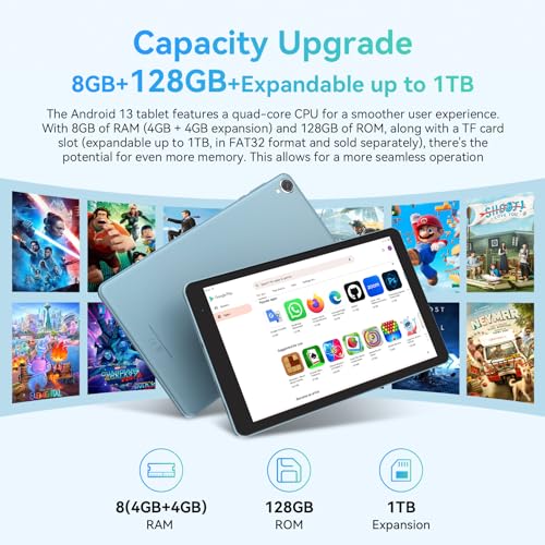 Blackview Android 13 Tab50WIFI - 8" HD+ Tablet