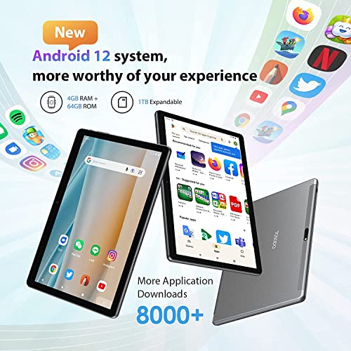 13" Android Tablet, 10" 19GB RAM+128GB ROM, Octa-Core