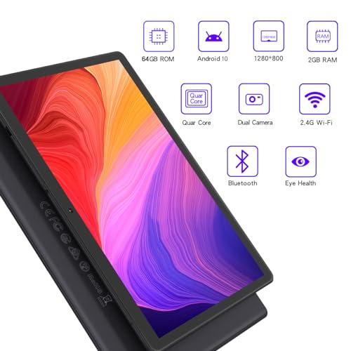 PRITOM Android WiFi Tablet with 10" HD IPS Screen