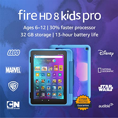 Amazon Fire HD 8 Kids Pro Tablet | Expanded Features, 2022 Release