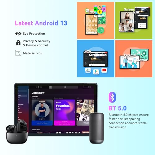 10 inch Android Tablet Octa Core 8GB+128GB WiFi