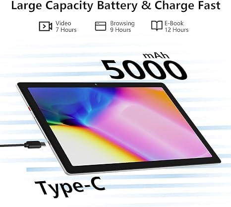 Cheerjoy Tablet 10 inch Android 13, 6GB/64GB, HD