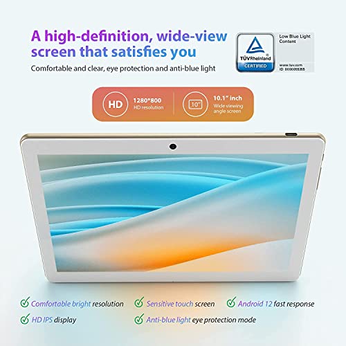 TOSCiDO Android 13 Tablet, 10 Inch, 19GB RAM+128GB ROM