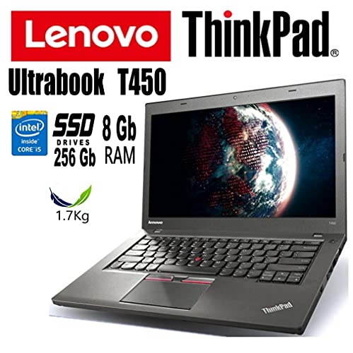 Lenovo ThinkPad T450 14.1" i5 8GB 256GB Laptop