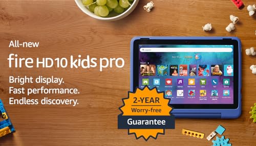 Amazon Fire HD 10 Kids Pro Tablet | 10.1" Brilliant Screen