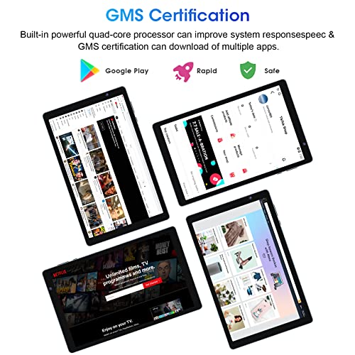 10.1 Inch M10 Android Tablet - Dual Camera, Quad-Core