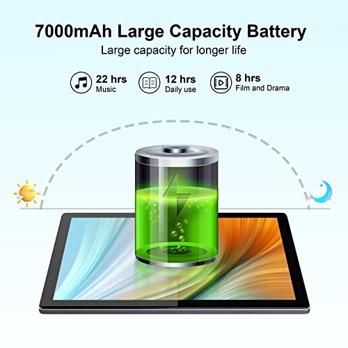 10.1" Full HD Android 12 Tablet - Octa-Core 2.0GHz