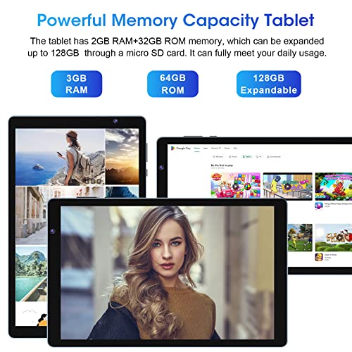 10.1 Inch M10 Android Tablet - Dual Camera, Quad-Core