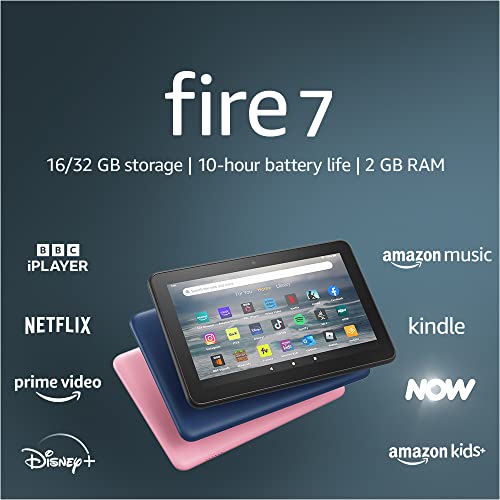 Rose Amazon Fire 7 Tablet | 7" Display, 16 GB