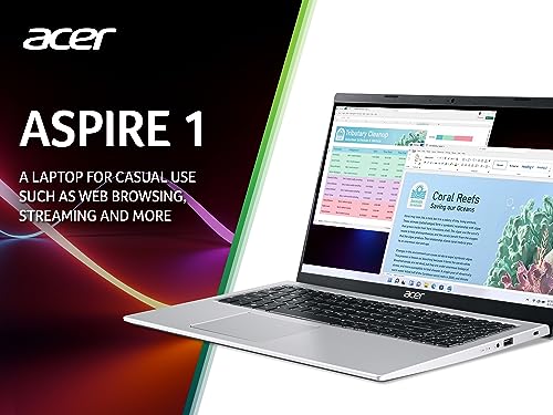 Acer Aspire 1 Laptop - Intel Celeron, 15.6-inch