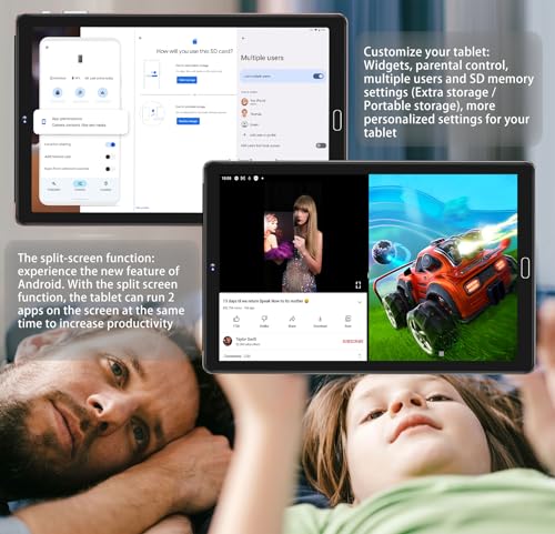 2024 10'' Android Tablet: 10GB RAM, 64GB ROM
