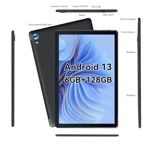 10 inch Android Tablet Octa Core 8GB+128GB WiFi