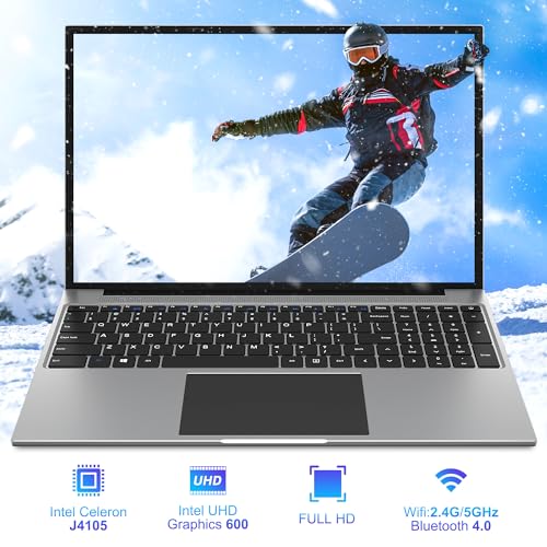 16" Laptop with Office 365, Intel Celeron J4105 Ultrabook