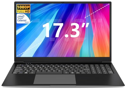 17.3" Laptop, 8GB RAM, 512GB SSD, Intel Processor