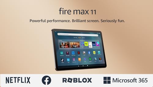 Powerful Amazon Fire Max 11 Tablet with Stunning Display