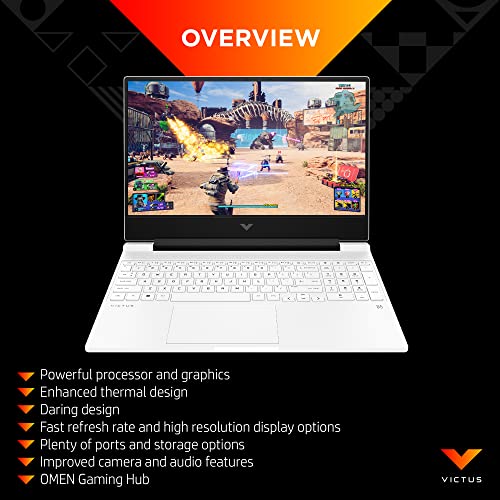 HP Victus Gaming Laptop - Ryzen 5, 8GB RAM, 256GB SSD, GTX 1650