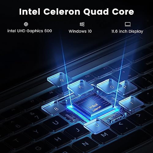 Azeyou 11.6" HD Laptop - Windows 10, Intel Celeron