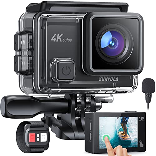 4K 60FPS Action Camera for Snorkeling - Touch Screen