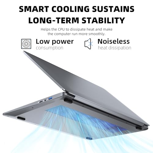 Naclud 15.6" Laptop, 12GB RAM, 512GB SSD, 1080P