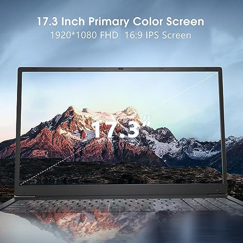 17.3" Laptop, 8GB RAM, 512GB SSD, Intel Processor