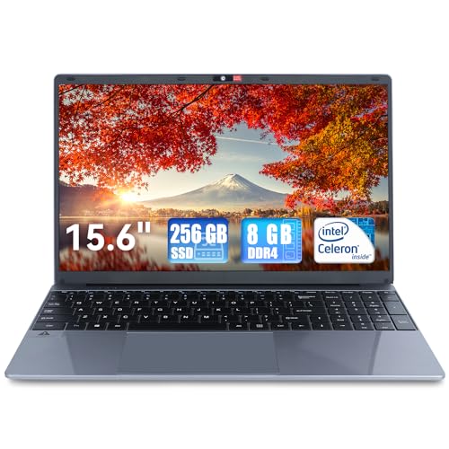 Anna Bella Laptop 15.6'' - Powerful Quad-Core Intel Celeron