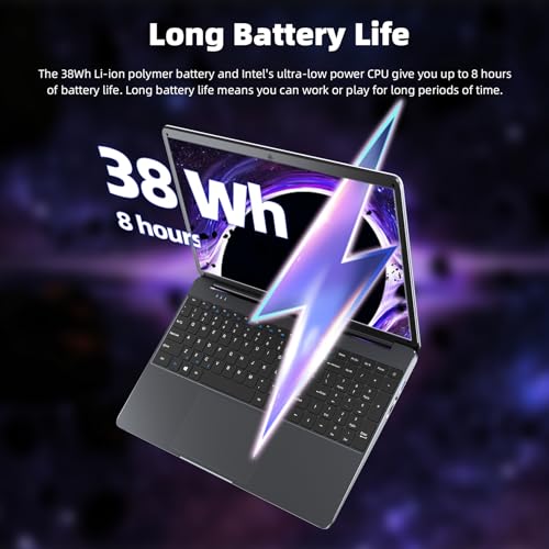 Naclud 15.6" Laptop, 12GB RAM, 512GB SSD, 1080P