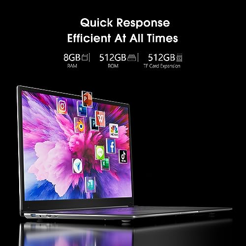 17.3" Laptop, 8GB RAM, 512GB SSD, Intel Processor