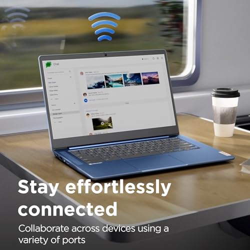 Lenovo IdeaPad Slim 3 14" Chromebook: FHD, Abyss Blue