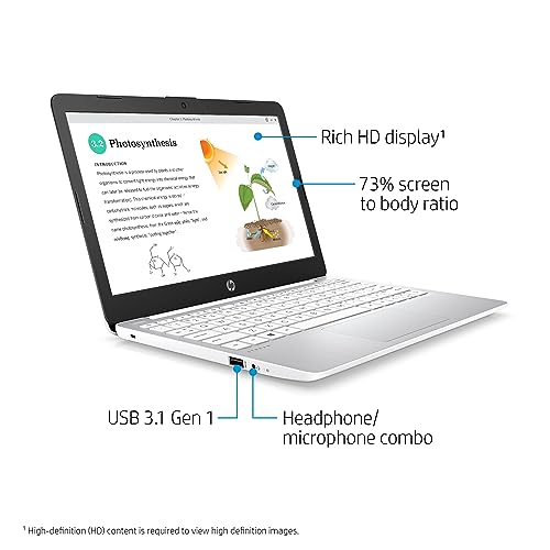 HP Stream Laptop 11-ak0027na | Intel Celeron | 4GB RAM | 64GB eMMC