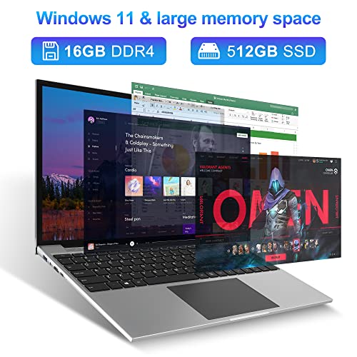 16GB RAM 512GB SSD Jumper Laptop