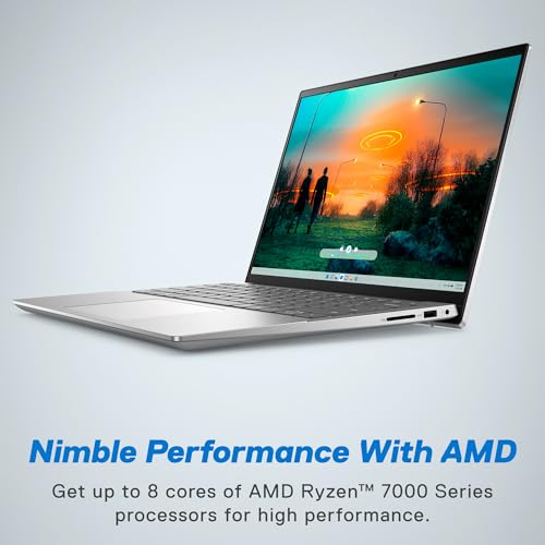 Dell Inspiron 14 5435 Laptop | FHD+ Display | Ryzen 7 7730U | 16GB RAM | 1TB SSD | Radeon Graphics | Qwerty Keyboard | Platinum Silver