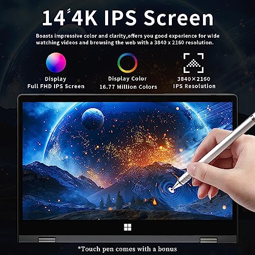 14''4K 2-in-1 Laptop with Windows 11