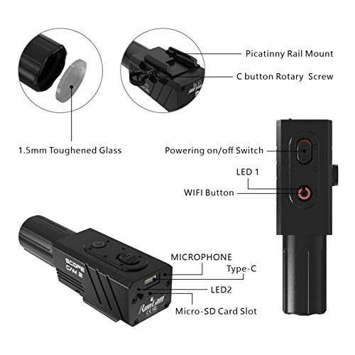 RunCam Scope Cam 2: 1080P HD WiFi Airsoft Camera