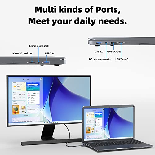 Naclud 15.6" Laptop: 12GB RAM, 512GB SSD, 1080P Display