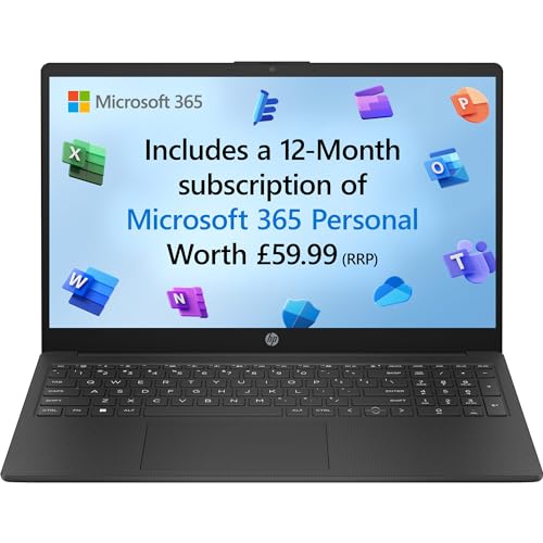 HP Laptop PC | Intel N200 Processor | 4GB RAM | 128GB Storage | Intel UHD GPU | 15.6" HD | Windows 11 | Black