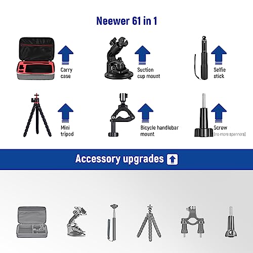 61-in-1 Pro Accessory Set for Action Cameras