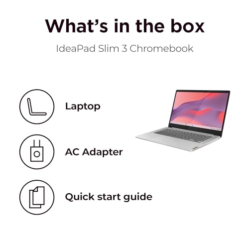 Lenovo IdeaPad Slim 3 14" Chromebook: FHD, Abyss Blue