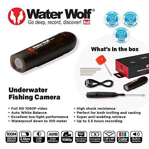 Water Wolf 2.0 Fishing Action Camera - 1080p HD