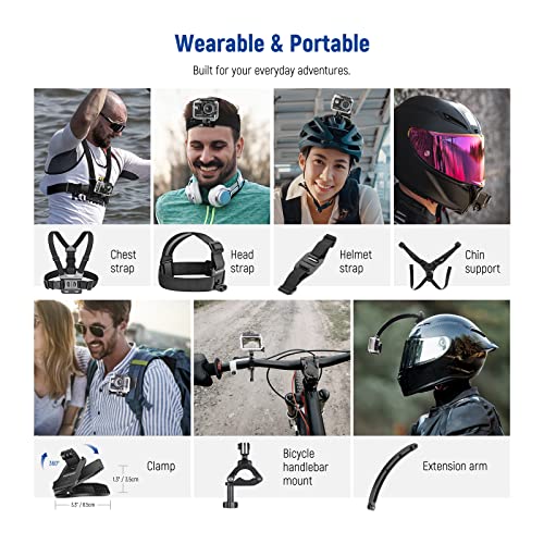 61-in-1 Pro Accessory Set for Action Cameras