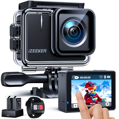 iZEEKER 4K Action Camera - Waterproof, EIS, WiFi