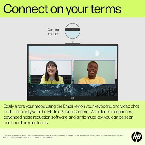 HP Laptop PC | Intel N200 Processor | 4GB RAM | 128GB Storage | Intel UHD GPU | 15.6" HD | Windows 11 | Black