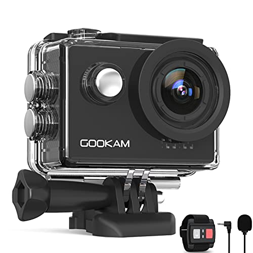 GOOKAM 4K/60fps Action Camera - 20MP Ultra HD