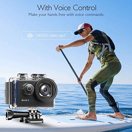 AKASO Brave 6 Plus 4K WiFi Action Camera