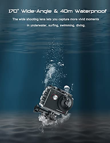 Apexcam M90 Pro 4K Action Camera Bundle