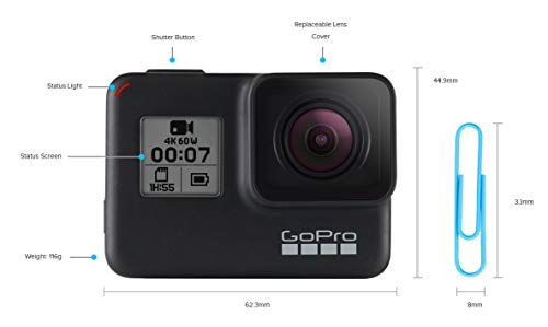 GoPro HERO7 Black - Waterproof Action Camera, 4K