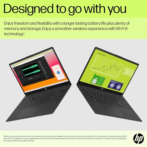HP Laptop PC | Intel N200 Processor | 4GB RAM | 128GB Storage | Intel UHD GPU | 15.6" HD | Windows 11 | Black