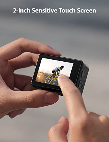 4K 60FPS Action Camera for Snorkeling - Touch Screen