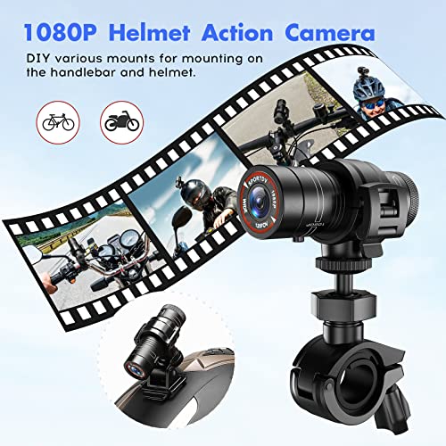 Riiai 1080P Action Camera - Wide Angle, Waterproof