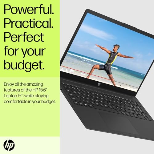 HP Laptop PC | Intel N200 Processor | 4GB RAM | 128GB Storage | Intel UHD GPU | 15.6" HD | Windows 11 | Black