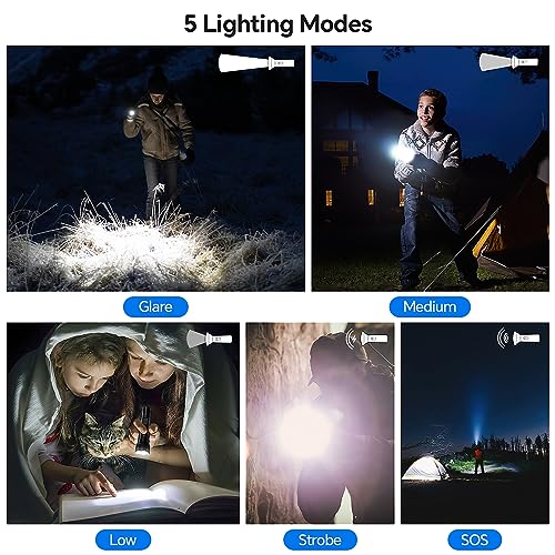 Cozion 1080P Waterproof Action Camera with Flashlight